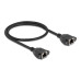 Delock Patchkabel Verlängerungskabel Cat 6A, S/FTP, 0.5 m, Schwarz Delock Patchkabel Verlängerungskabel Cat 6A, S/FTP, 0.5 m, Schwarz