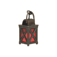 Botanic-Haus Krippenzubehör LED Laterne Rot