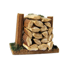 Botanic-Haus Krippenzubehör Holzstoss 5.5 x 2.5 x 4 cm