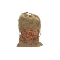 Dameco Jutesack Merry Christmas Schriftzug, 38 x 55 cm
