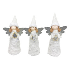 Dameco Weihnachtsfigur Engel stehend 3-er Set, Weiss Dameco Weihnachtsfigur Engel stehend 3-er Set, Weiss
