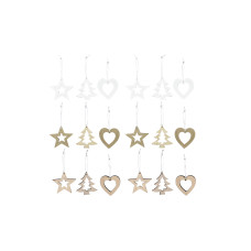 COCON Aufhänger mit drei Motiven, Gold COCON Aufhänger mit drei Motiven, Gold