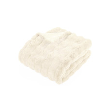 Tiseco Decke Bubble Rabbit Stripe 130 x 180 cm, Elfenbein