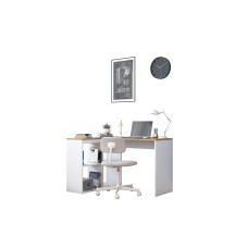 Woody Fashion Bürotisch Weiss, 120 x 74.8 x 50 cm