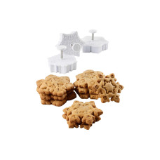 Ibili Guetzli-Ausstecher Schneeflocken 3-teilig Ibili Guetzli-Ausstecher Schneeflocken 3-teilig