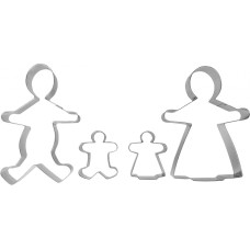 Ibili Guetzli-Ausstecher Familie 4-teilig Ibili Guetzli-Ausstecher Familie 4-teilig