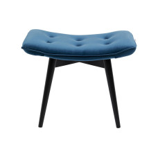 Kare Hocker Black Vicky Velvet 46 x 59 cm, Petrol Kare Hocker Black Vicky Velvet 46 x 59 cm, Petrol