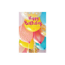 ABC Geburtstagskarte Farbige Ballons B6 ABC Geburtstagskarte Farbige Ballons B6