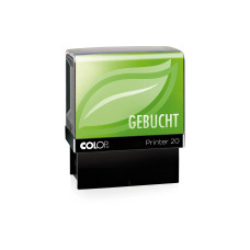 Colop Wort- und Datumsstempel Green Line «GEBUCHT», Rot Colop Wort- und Datumsstempel Green Line «GEBUCHT», Rot