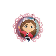 Partydeco Folienballon Gabbys Dollhouse mit Rüsche Mehrfarbig Partydeco Folienballon Gabbys Dollhouse mit Rüsche Mehrfarbig