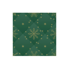 Duni Servietten Bio DSF, Rhombus Green, 40 x 40 cm, 60 Stück