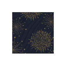 Duni Servietten Bio DSF, Sparkly Black, 40 x 40 cm, 60 Stück