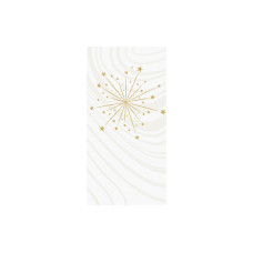 Duni Servietten Bio DSF 1/8, Sparkly White, 40 x 40 cm, 60 Stück