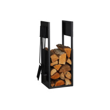 relaxdays Holzregal mit Besteck relaxdays Holzregal mit Besteck