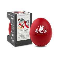 PiepEi Küchentimer Singende Eieruhr Grüezi, Rot / Weiss