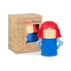 PiepEi Mikrowellenreiniger Angry Mama, Rot / Blau