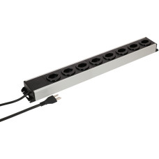 Max Hauri Steckdosenleiste Power Line 8x Typ 23 Grau/Schwarz Max Hauri Steckdosenleiste Power Line 8x Typ 23 Grau/Schwarz