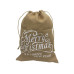 Dameco Jutesack Merry Christmas Schriftzug, 38 x 55 cm