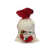 Dameco Jutesack Santa im Schlitten 25 x 35 cm Dameco Jutesack Santa im Schlitten 25 x 35 cm