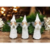 Dameco Weihnachtsfigur Engel stehend 3-er Set, Weiss Dameco Weihnachtsfigur Engel stehend 3-er Set, Weiss