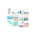 Wallxpert Bild Strand Pink, 12-teilig