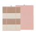 Södahl Geschirrtuch-Set Blocks, 50 x 70 cm, Rose, 2 Stück Södahl Geschirrtuch-Set Blocks, 50 x 70 cm, Rose, 2 Stück