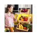 relaxdays Etagere für Obst 3er, Hellbraun