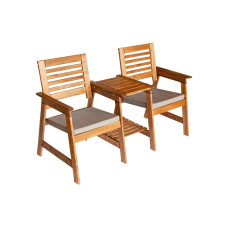 Innovesta Balkonset Duoset, Braun, 2 Sitzplätze