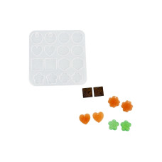 Reslin Giessform Silikon Ohrringe Reslin Giessform Silikon Ohrringe