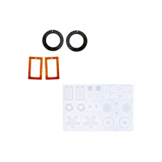 Reslin Giessform Silikon Ohrringe Reslin Giessform Silikon Ohrringe