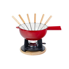 COCON Käsefondue-Set 10-teilig, Rot