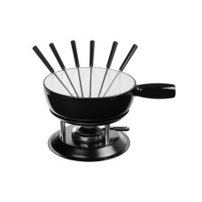 COCON Käsefondue-Set 10-teilig, Schwarz