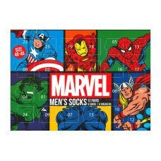 Dreams and Fantasy Adventskalender Socken Marvel, Grösse 40-45, 12 Paare Dreams and Fantasy Adventskalender Socken Marvel, Grösse 40-45, 12 Paare