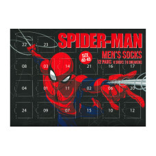 Dreams and Fantasy Adventskalender Socken Spiderman, Grösse 40-45, 12 Paare Dreams and Fantasy Adventskalender Socken Spiderman, Grösse 40-45, 12 Paare