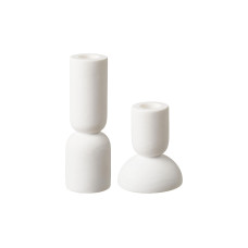 House Nordic Kerzenhalter 2er Set, Weiss
