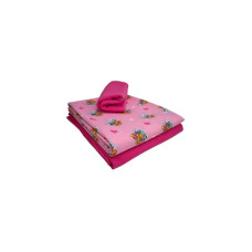 Stoffe Stoff Paw Patrol Herzen pink 3-teilig 2 x 1 m