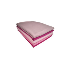 Stoffe Stoff Jersey Uni Rosatöne 5-teilig, 5 x 0.5 m