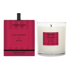 Stoneglow Duftkerze Cranberry & Rose 220 g Stoneglow Duftkerze Cranberry & Rose 220 g