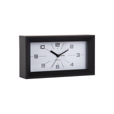 KARLSSON Wecker Lujo Rectangle Black