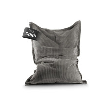 Lumaland Sitzsack Cord Grau, 380 l Lumaland Sitzsack Cord Grau, 380 l