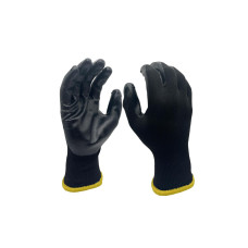 FTM Arbeitshandschuh Polyester, M, Schwarz, 1 Stück FTM Arbeitshandschuh Polyester, M, Schwarz, 1 Stück