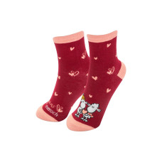 Sheepworld Socken Frauen Herzen 36 - 40, Rot Sheepworld Socken Frauen Herzen 36 - 40, Rot