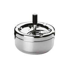 APS Drehaschenbecher Push Silber APS Drehaschenbecher Push Silber