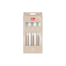 Prym Ergonomics Häkelnadel Wolle, 3, 4, 5 mm, Taupe