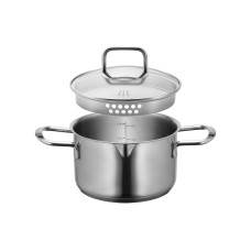 Mäser Kochtopf SANVITO 16 cm, Silber