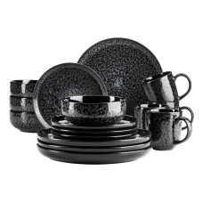Mäser Speise-Service Filippa 16-teilig, Schwarz Mäser Speise-Service Filippa 16-teilig, Schwarz