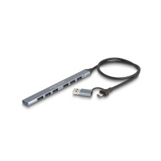 Delock USB-Hub USB-C/A - 6x USB-A 2.0/ 1x USB-A 3.0