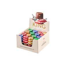 Chocolat Ammann Schokoladenriegel King Milch Tischdisplay 32 x 30 g
