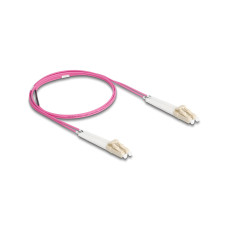Delock LWL-Patchkabel Multimode LC – LC, OM4, Duplex, 1 m Delock LWL-Patchkabel Multimode LC – LC, OM4, Duplex, 1 m