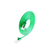 SLIM Slimpatchkabel RJ-45 - RJ-45, Cat 6A, U/FTP, 0.15 m, Grün SLIM Slimpatchkabel RJ-45 - RJ-45, Cat 6A, U/FTP, 0.15 m, Grün